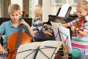 Let your children learn to play a musical instrument or two